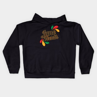 Logo for Black History Juneteenth Kids Hoodie